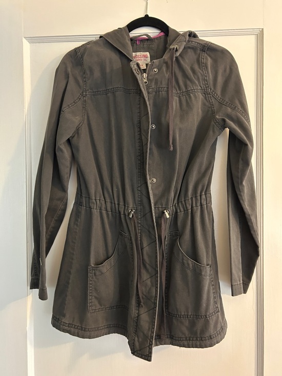 Mossimo Supply Co. Jackets & Blazers - Mossimo Supply Co. Hooded Utility Jacket in Olive Green